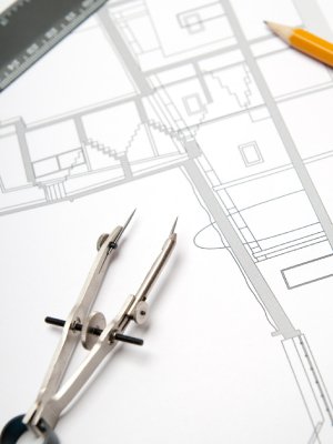 Technician repairing electrical panel